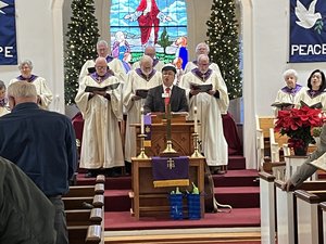 Christmas worship service